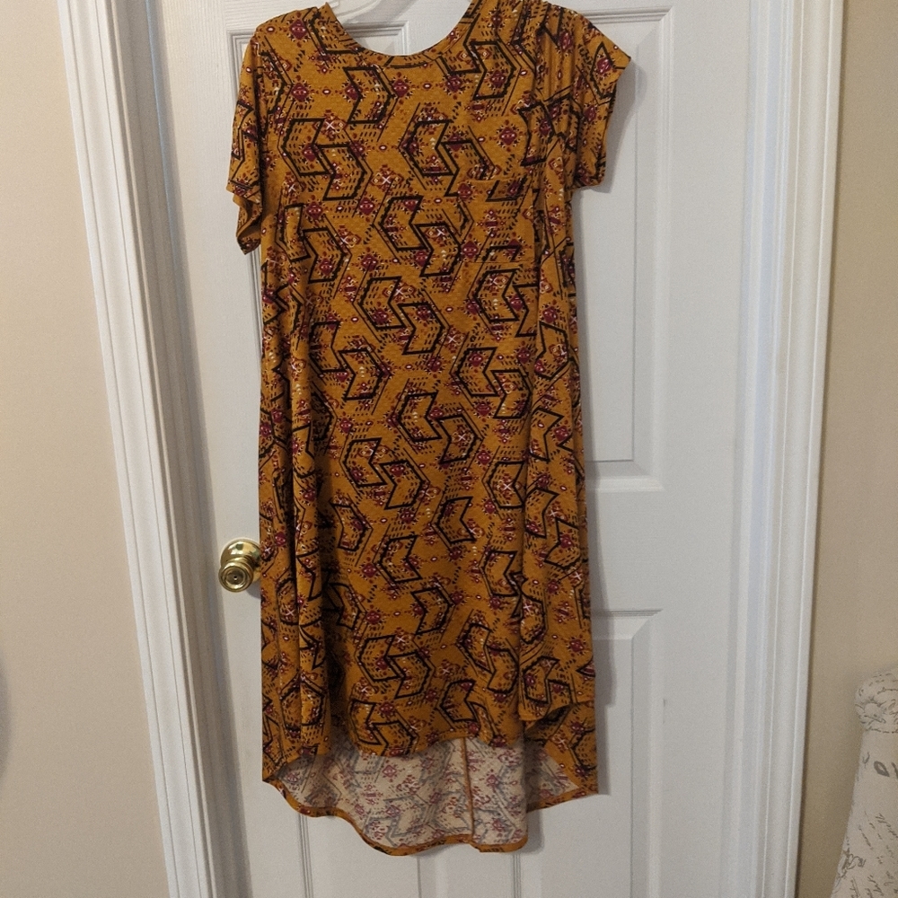 Lularoe mustard dress